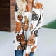 thumbnail image 4 of Puntoco Camiseta De Manga Larga para Mujer Cárdigan Cárdigan Suelto Camisa Estampada Cárdigan Top Cárdigan De Halloween Camisa Puntoco Puntoco-1, 4 of 7