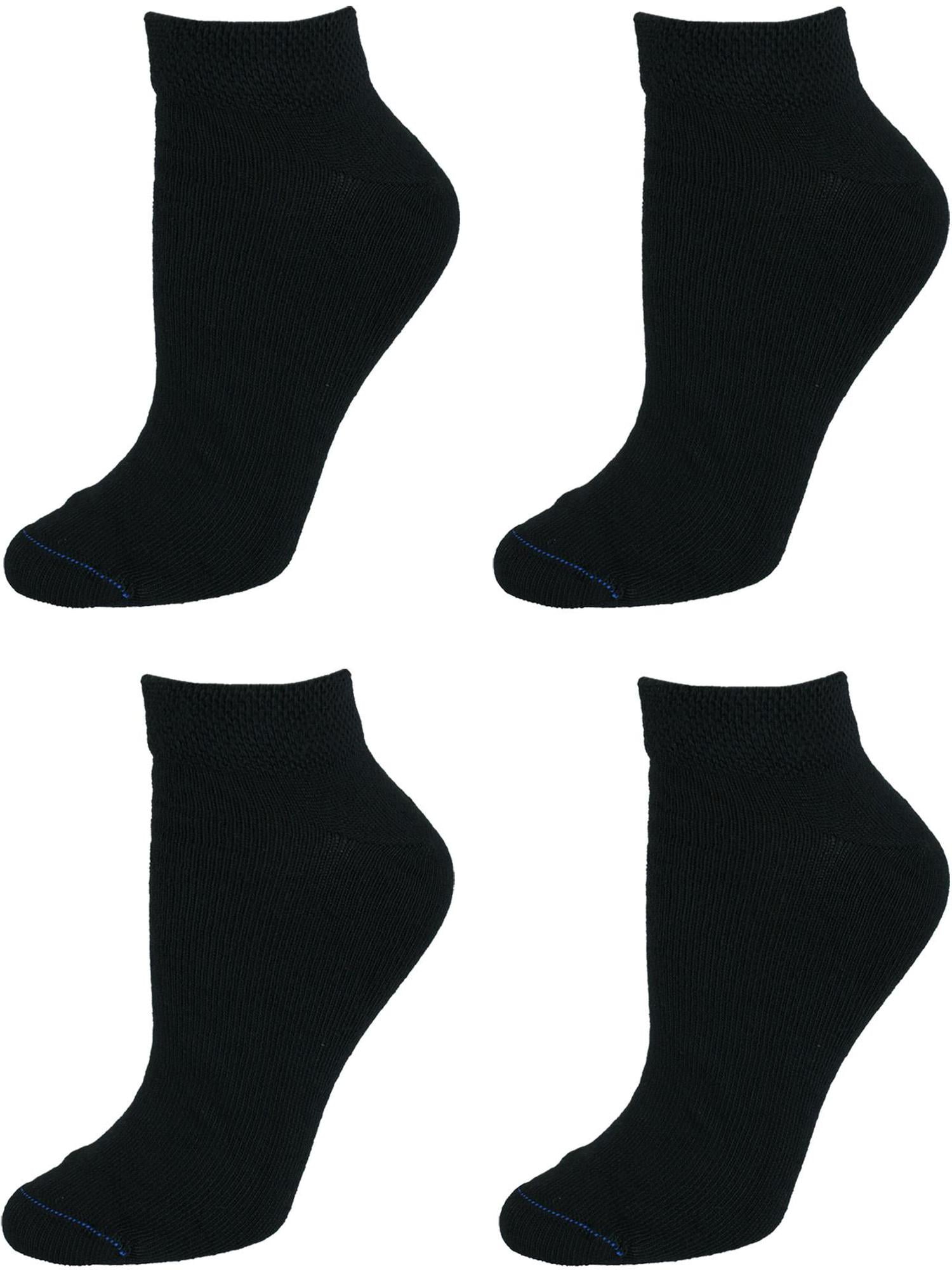 (2 pack) Dr. Scholl's Women's Diabetes and Circulatory Low Cut Socks, 4 Pack