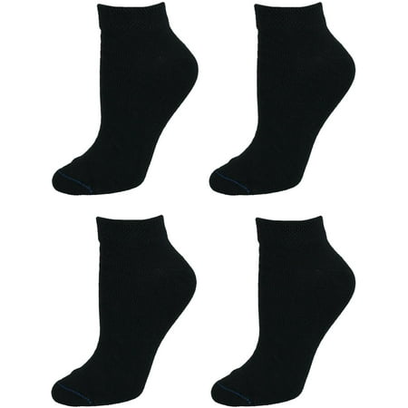 Dr. Scholl's Women's Low Cut Diabetes & Circulatory Socks (4 Pair Pack), Black