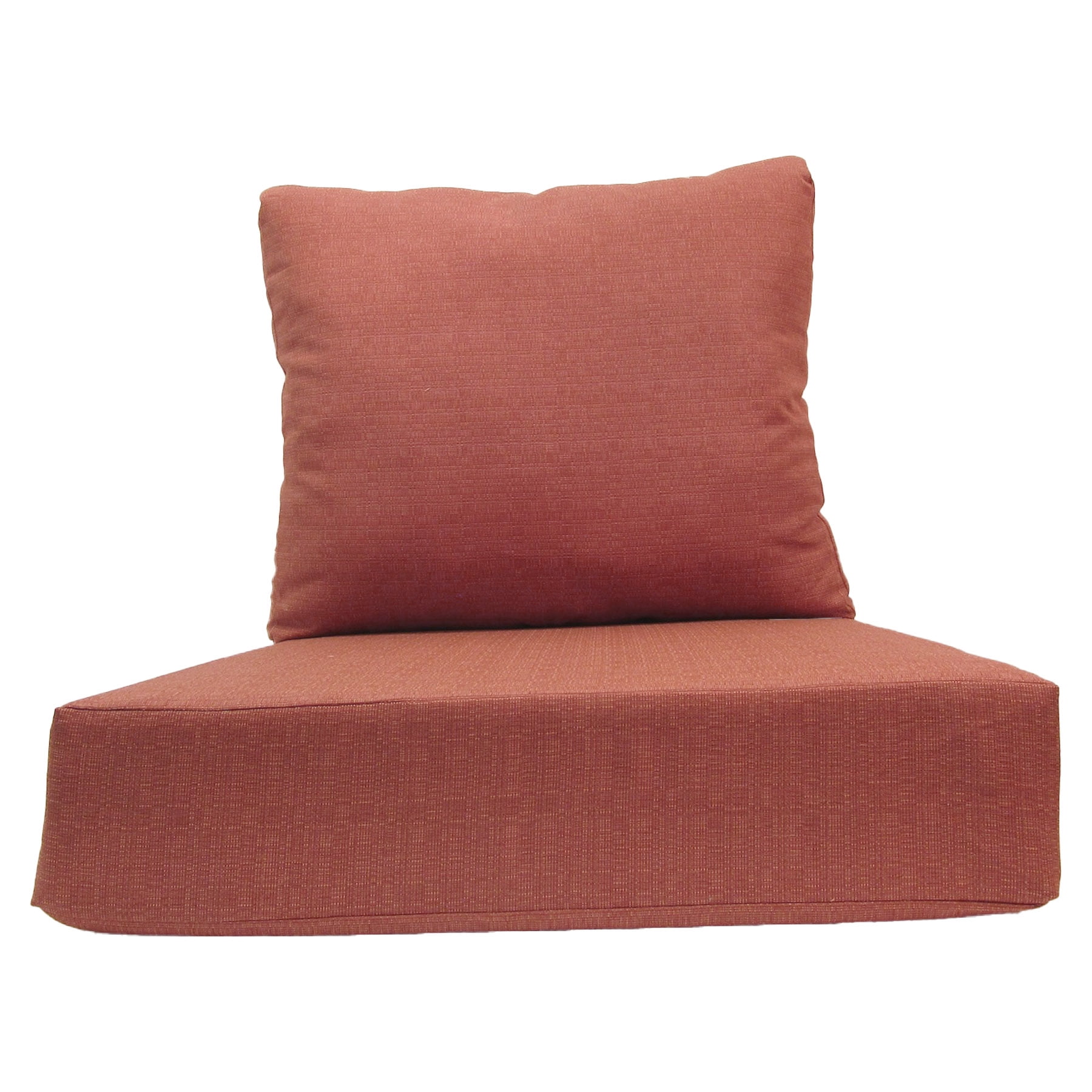 Better Homes & Gardens 24"x 24" Outdoor Deep Seat Cushion, 2-Piece, Terracotta