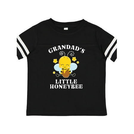 

Inktastic Cute Bee Grandad s Little Honeybee with Stars Gift Toddler Boy or Toddler Girl T-Shirt