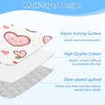 thumbnail image 4 of Ironing Mat Portable Ironing Blanket for Table Top Travel Ironing Pad for Washer Dryer 27.6" x 47.2" Cartoon Pink Hearts Pattern, 4 of 6