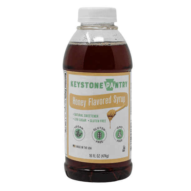Keystone Pantry SugarFree Honey Flavored Syrup Sweetened with Allulose