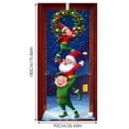 thumbnail image 3 of Christmas Front Door Cover Elastic, 35.43 * 78.74''Christmas Door Cover Cloth with Elastic, 2025 New Christmas Front Door Decorations, Elastic Fabric Door Cover Christmas for Festive Party Home Decor, 3 of 4