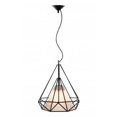thumbnail image 1 of Nextime LM160PBLK The Enns Cone Pendant Lamp-Diamond Frame, 1 of 1