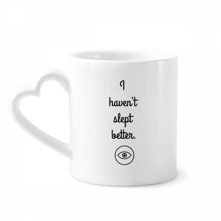 

Sleep Enjoy Comfortable Expression Mug Coffee Cerac Drinkware Glass Heart Cup