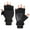 Black, variant on Women Men Gloves Flip Flop Mittens Gloves Half Fingers Thicken Winter Gloves for Cycling Driving