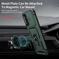 thumbnail image 2 of for Samsung Galaxy A25 5G Case with Camera Lens Cover, HD Screen Protector, 10 FT Military Grade Drop Protection, Magnetic Ring Holder Kickstand Protective Phone Case for Galaxy A25 5G, Pine Green, 2 of 12