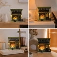 thumbnail image 4 of 2026 New Coffee Shop Figurine With Light Mini Cafe Sculpture Tabletop Ornament For Shelf Mantel Coffee Bar Decor, 4 of 5