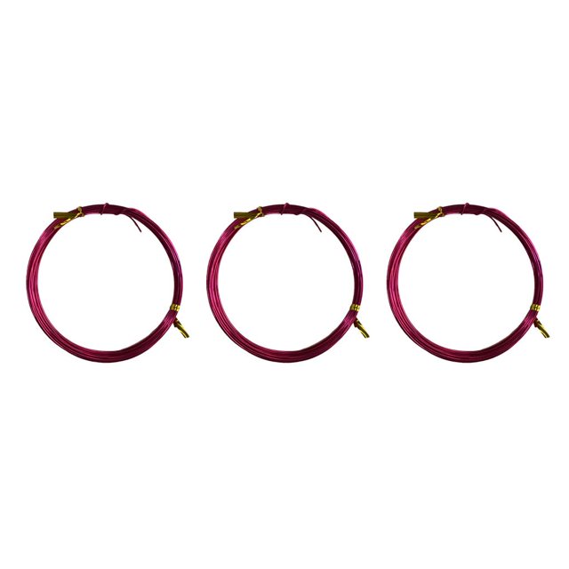 Tholdsy Alambres artesanales Ligero DIY Artesanías Material de aluminio Hilo trenzado flexible Líneas de joyería para polvo profundo Type1 NO1