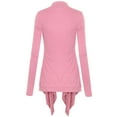 thumbnail image 2 of Made by Johnny Women's Off-Duty Open Front Cardigan M PINK, 2 of 6