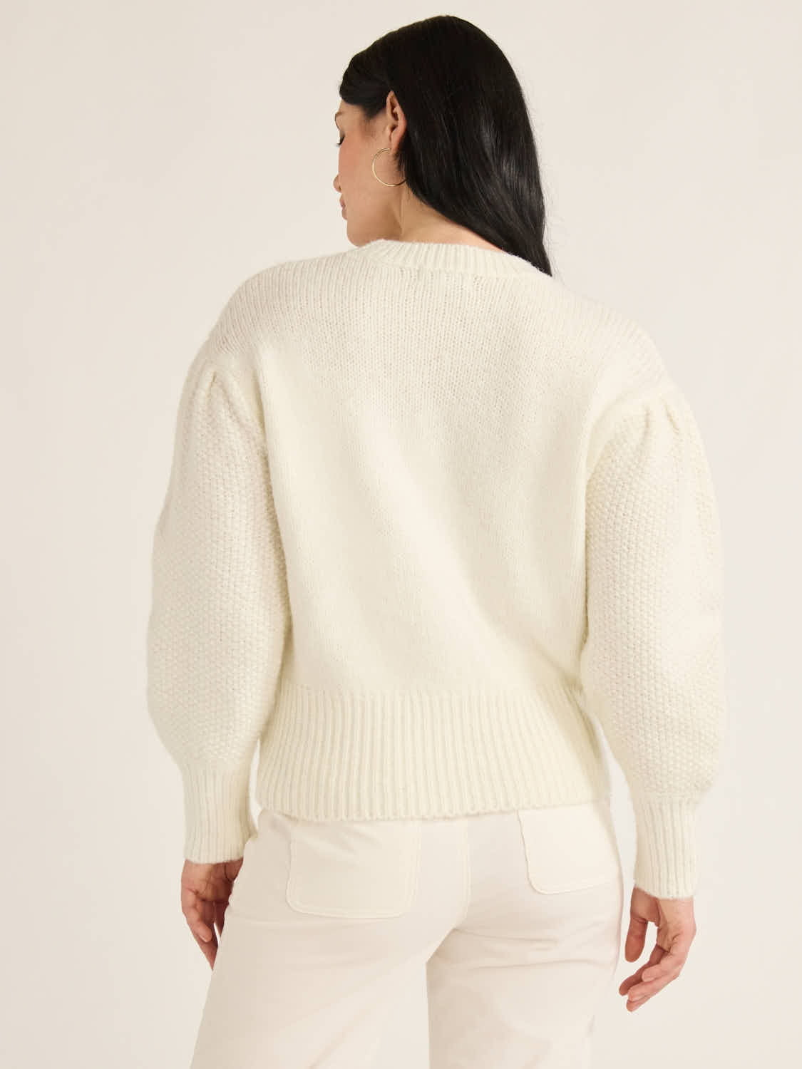 Free Assembly Women's & Women's Plus Embroidered Flower Sweater