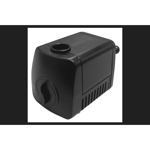 Spaces Places M130AS 160 GPH Auto-Shutoff Small Pump for Indoor/Outdoor Ponds, Black