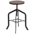 thumbnail image 1 of 24'' Counter Height Stool with Swivel Lift Wood Seat, 1 of 3