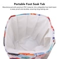 thumbnail image 3 of Seau de Bain de Pied Portable, Grande Capacité Poignée Ergonomique Bassin de Bain de Pied Pliable Isolé en PVC Multifonctions pour le Camping en Plein Air, 3 of 7