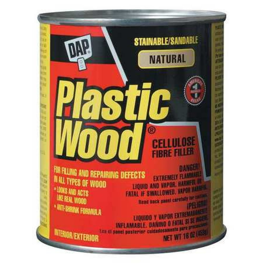 Dap 21506 16 oz. Natural Plastic Wood® Solvent Professional Wood Filler