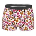 thumbnail image 4 of Goofa Squirrel In The Forest Printed Men's Boxer Briefs Underwear, Moisture-Wicking Underwear, Trunk,Soft and Breathable Cotton Underwear-Small, 4 of 9