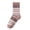 A-Brown146, variant on Ttongbb Socks Fair Isle Pattern Thermal Socks Cozy Lined Ankle Mid Calf Socks Indoor Outdoor Comfort Sleep Footwear