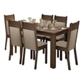 thumbnail image 2 of Conjunto Comedor Madesa Jaíne Mesa con 6 Sillas Marrón/Crema Madesa XB044905ZXT, 2 of 2