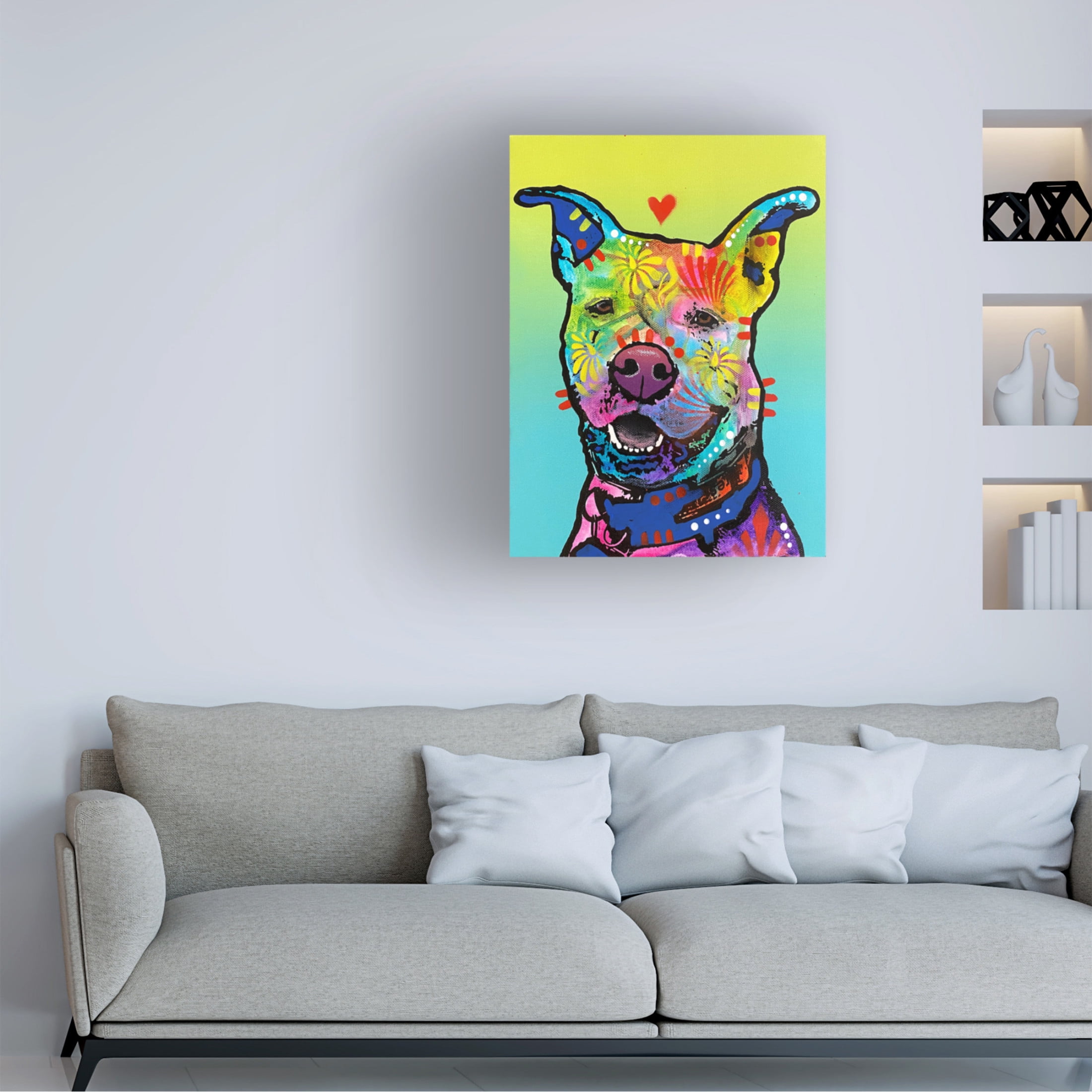 Canvas Wall Art - Dean Russo- Exclusive 'Relax' Wall Art for Living Room, Bedroom, or Office Décor by Trademark Fine Art - 14 x 19 Inches