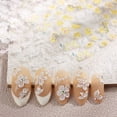thumbnail image 2 of Calcomanías adhesivas para decoración de uñas de flores, autoadhesivas 5D, decoración de uñas, arte de uñas acrílico DIY, 4 hojas, 7,8*6cm, 2 of 6