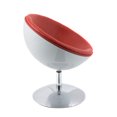 thumbnail image 4 of Fauteuil circulaire moderne Mod de CorLiving en cuir reconstitué, 4 of 7