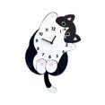 thumbnail image 4 of Reloj de pared con diseño de gato de dibujos animados, silencioso, moderno, regalo de cumpleaños, adorable arte de pared 30 cm x 40 cm, 4 of 9