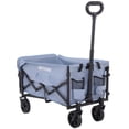 thumbnail image 5 of GOTRAX Collapsible Folding Wagon Cart, 100L Storage & 350LB Capacity Garden Wagons for Camping & Beach, Gray, 5 of 11
