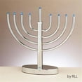 thumbnail image 1 of Judaica Kingdom RL-EMJ-3-S Electric Menorahs & Candlesticks - Low Voltage Electric Menorah, 1 of 1