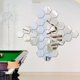 thumbnail image 3 of 12 piezas de adhesivos decorativos hexagonales en vinilo 3D para paredes, arte para el hogar, bricolaje, 3 of 5