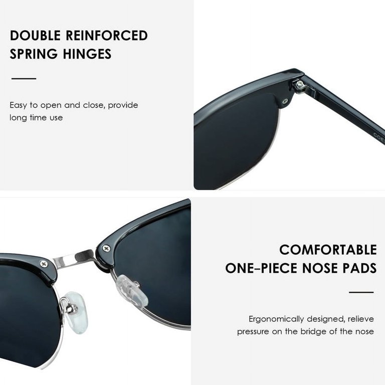 LifeArt Vintage Round Polarized Sunglasses for Men and Women  display picture 1