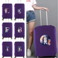 thumbnail image 2 of Travel Luggage Cover Baggage Suitcase Protector Washable Reusable Dustproof Scratch-proof Suitcase Cover Astronaut Print Pattern 8astronaut letterO XL, 2 of 6