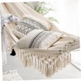 thumbnail image 3 of GOOHOCHY Heavy Duty Hammocks Cotton Canvas Yard Relaxing 1Pack, 3 of 6