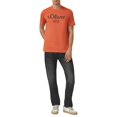 thumbnail image 3 of s.Oliver Camiseta hombre - Basic, estampado logo, cuello redondo, algodón Rojo claro 2XL (XX-Large), 3 of 4