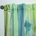 thumbnail image 3 of Designart 'Yellow and Blue Splash ' Modern Curtain Panel, 3 of 5