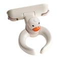 thumbnail image 1 of Soporte de baño de pie, juguete de abrazo con sonido, cómodo, ergonómico, plegable, con asa y ventosas para la ducha de bebés. Marrón, 1 of 8