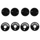 thumbnail image 1 of Houderco 2Jgo Tornillos Plásticos Negros Para De Casco Motocicleta Accesorios Para Asegurar Escudo, 1 of 8
