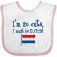 thumbnail image 3 of Inktastic So Cute Dutch Boys or Girls Baby Bib, 3 of 4