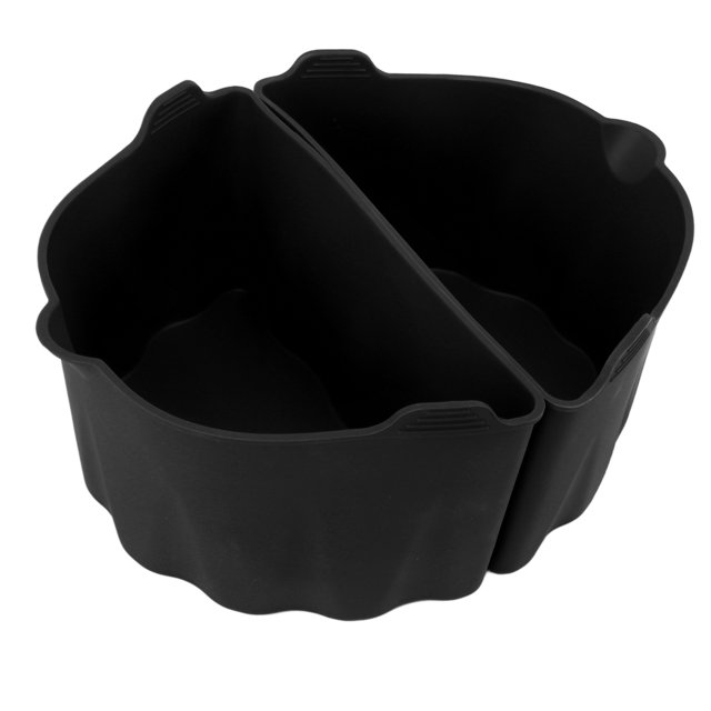 2Pcs Silicone Slow Cooker Liner With Pot Divider, , 2 Dishes In 1 Cooking, Simple , Reliable Cooker