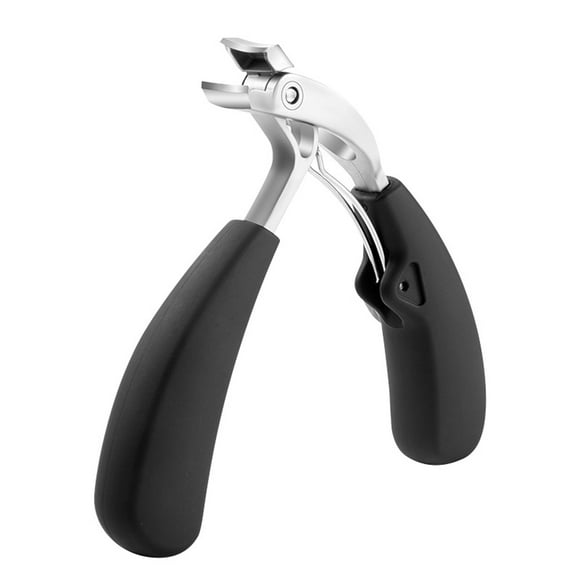 asddcavvf Nail Easy Grip Rubber Handle Angled Curved Nail Wide Mouth Proof Unisex