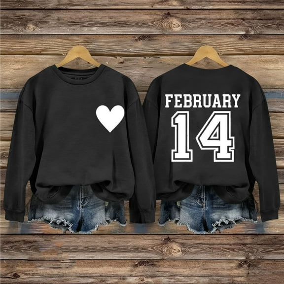 Pounoo St. Patricks Day Long Sleeve Shirts for Women Oversized Letter Print Crewneck Irish Sweatshirts Saint Patty's Pullover Tops Gift