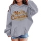 thumbnail image 1 of Sudadera con capucha para niñas y niños, sudadera de manga larga con cuello redondo y estampado de moda, jersey con bolsillo, sudadera de poliéster para niñas, 1 of 8