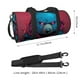 thumbnail image 2 of Balery Neon Cyberpunk Blue Bear Bolsa de Gimnasio para Mujeres y Hombres, Bolsa de Viaje Impermeable, Bolsa de Fin de Semana con Compartimento para Zapatos y Bolsillo Húmedo, 2 of 6