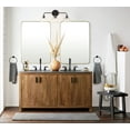 thumbnail image 2 of TEHOME Kengston Comtemporary Gold Metal Framed Rectangle Bathroom Vanity Mirror 20x30'', 2 of 8