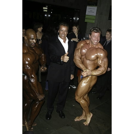 Arnold Schwarzenegger at the 25th Anniversary of Pumping Iron Special Edition at the Loews Tower in New York City Photo