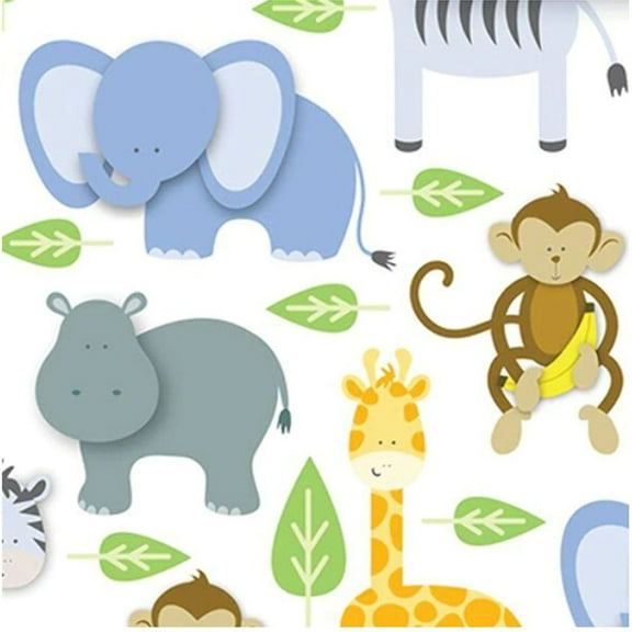 Zoo Animals Specialty Tissue Paper - 20" x 30" Sheets - 12 Sheets (43J268D)
