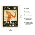 thumbnail image 2 of Egon Schiele Exhibition at Gallery Arnot - Vintage Art Exhibition Poster by Egon Schiele c.1915 - Master Art Print (Unframed) 9in x 12in, 2 of 4