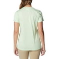 thumbnail image 2 of Columbia Women's Hike Short Sleeve Crew, Key West/Heather, XX-Large, 2 of 6