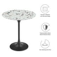 thumbnail image 4 of Lippa 20" Round Terrazzo Side Table, 4 of 6