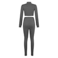 thumbnail image 6 of Two Piece Workout Sets For Women Tank Top Matching High Waist Booty Lifting Shorts Gym Yoga Active Wear Outfits Gym Yoga Active Wear Outfits Sports Bra Gym Clothes Sets (M,Grey), 6 of 6